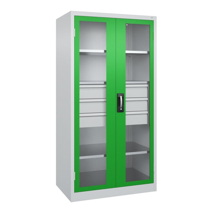 C+P Schwerlastschrank Acurado Pro 1950 x 1000 x 600mm 7035/6037