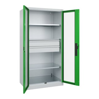 C+P Schwerlastschrank Acurado Pro 1950 x 1000 x 600mm 7035/6037