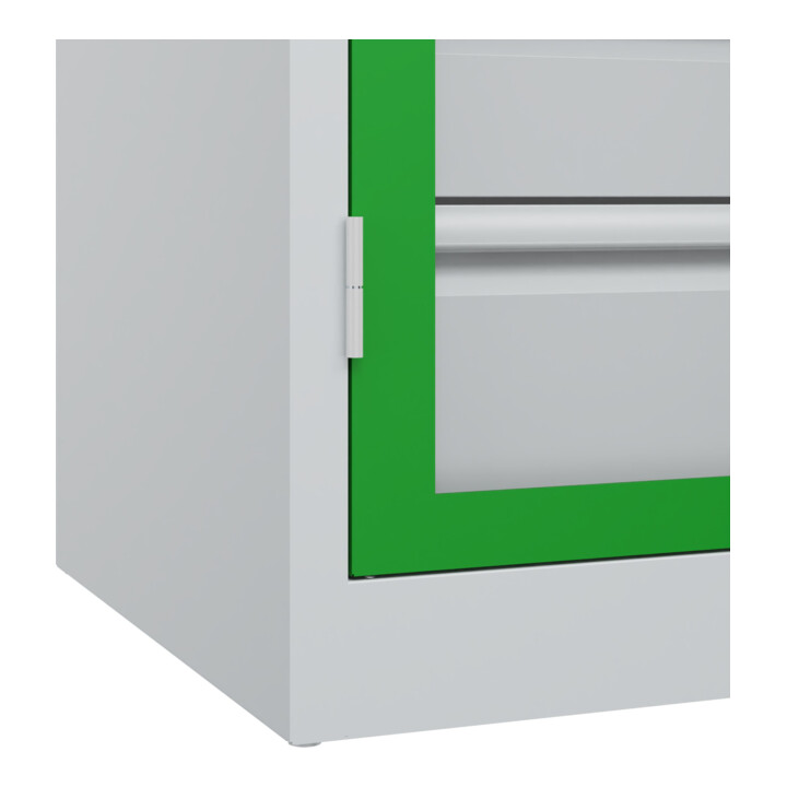 C+P Schwerlastschrank Acurado Pro 1950 x 1000 x 600mm 7035/6037