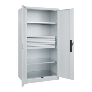 C+P Schwerlastschrank Acurado Pro 1950 x 1000 x 600mm 7035/7035