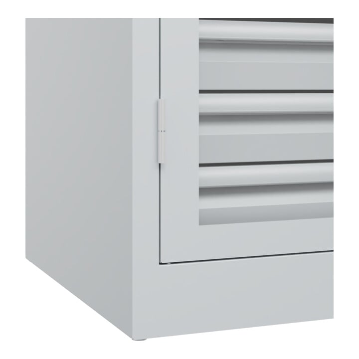 C+P Schwerlastschrank Acurado Pro 1950 x 1000 x 600mm 7035/7035