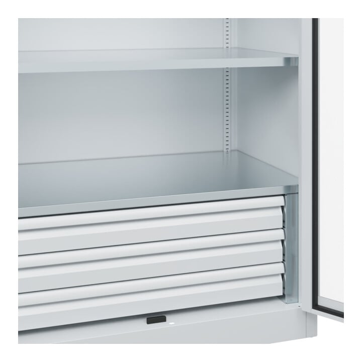 C+P Schwerlastschrank Acurado Pro 1950 x 1000 x 600mm 7035/7035