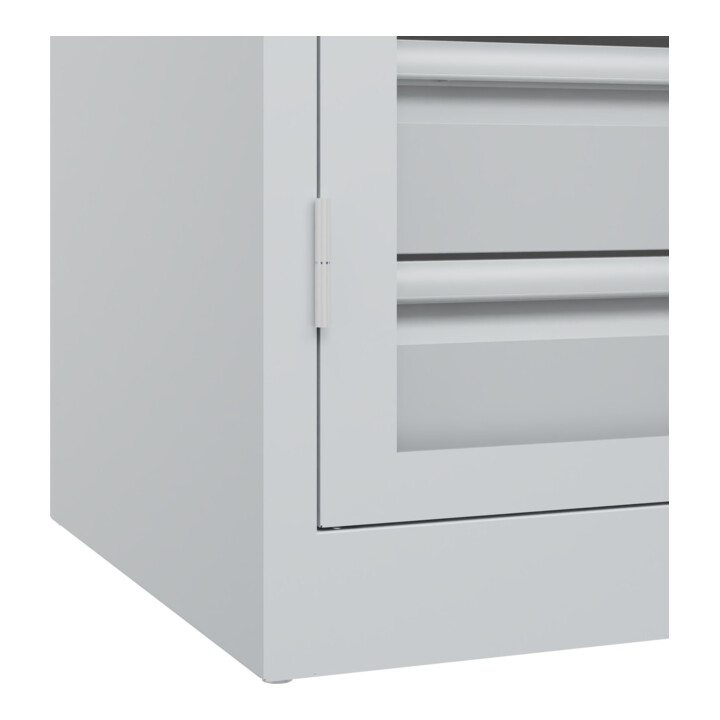 C+P Schwerlastschrank Acurado Pro 1950 x 1000 x 600mm 7035/7035