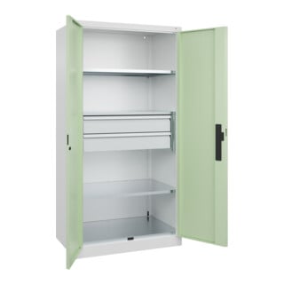 C+P Schwerlastschrank Acurado Pro 1950 x 1000 x 600mm 9016/6019