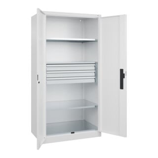C+P Schwerlastschrank Acurado Pro 1950 x 1000 x 600mm 9016/9016