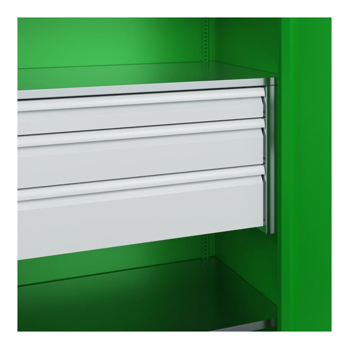 C+P Schwerlastschrank Acurado Pro 1950 x 1000 x 600mm mit Schubladen