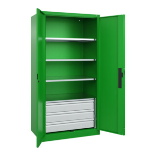 C+P Schwerlastschrank Acurado Pro 1950 x 1000 x 600mm mit Schubladen