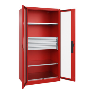 C+P Schwerlastschrank Acurado Pro 1950 x 1000 x 600mm mit Schubladen