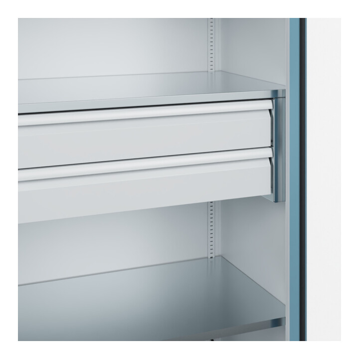C+P Schwerlastschrank Acurado Pro 1950 x 1000 x 600mm mit Schubladen
