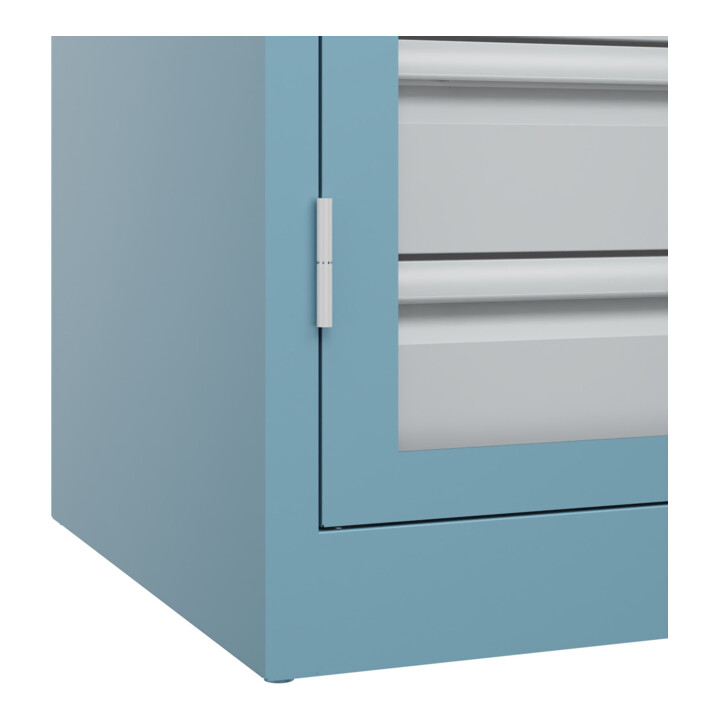 C+P Schwerlastschrank Acurado Pro 1950 x 1000 x 600mm mit Schubladen