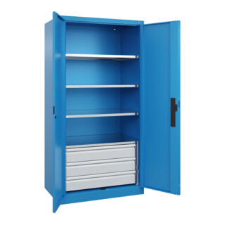 C+P Schwerlastschrank Acurado Pro 1950 x 1000 x 600mm RAL 5012