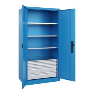 C+P Schwerlastschrank Acurado Pro 1950 x 1000 x 600mm RAL 5012