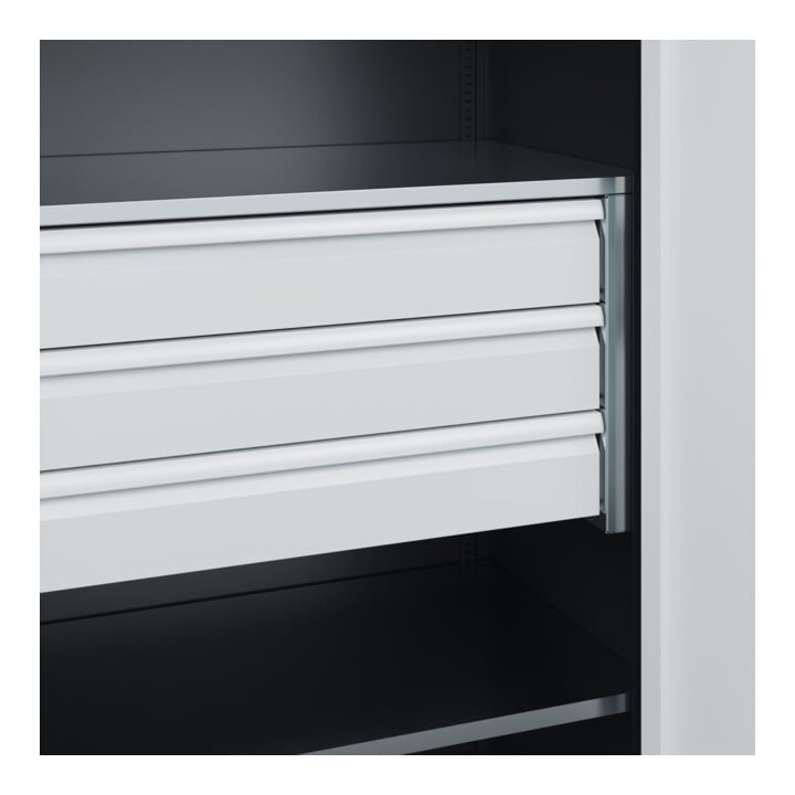 C+P Schwerlastschrank Acurado Pro 1950 x 1000 x 600mm schwarz/grau