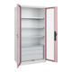 C+P Schwerlastschrank Acurado Pro 1950 x 1000 x 600mm weiß/rosa