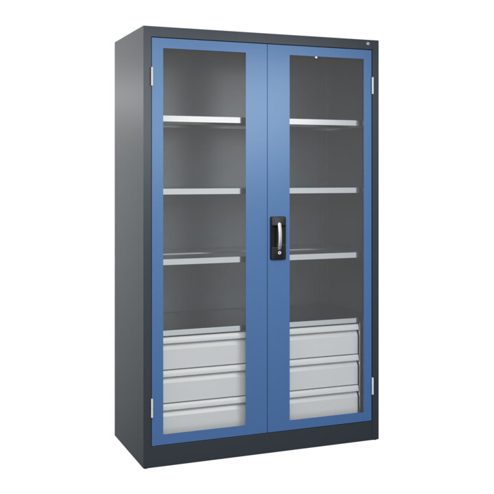 C+P Schwerlastschrank Acurado Pro 1950 x 1200 x 500 mm 7016/5010