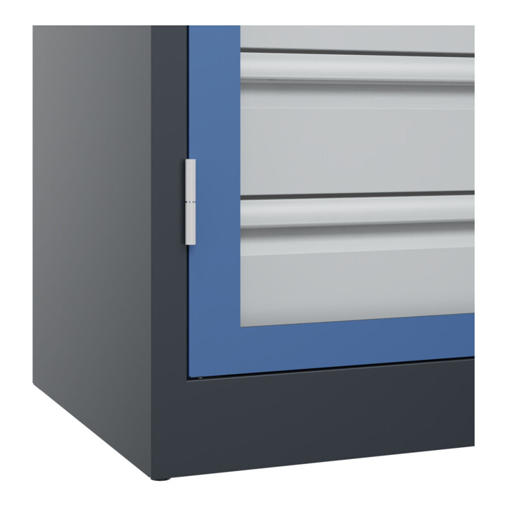 C+P Schwerlastschrank Acurado Pro 1950 x 1200 x 500 mm 7016/5010