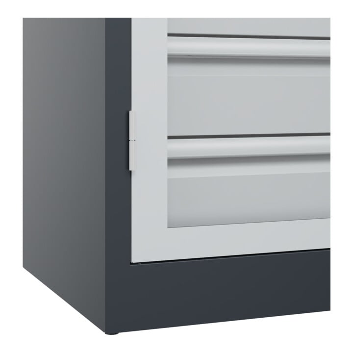 C+P Schwerlastschrank Acurado Pro 1950 x 1200 x 500 mm 7016/7035