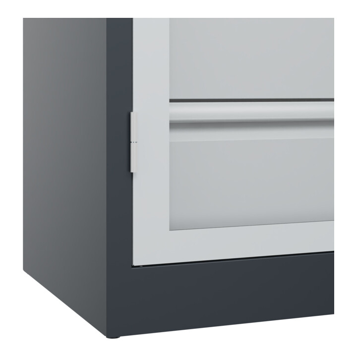 C+P Schwerlastschrank Acurado Pro 1950 x 1200 x 500 mm 7016/7035