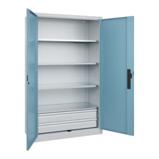 C+P Schwerlastschrank Acurado Pro 1950 x 1200 x 500 mm 7035/0010