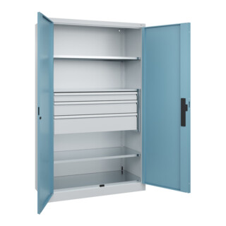 C+P Schwerlastschrank Acurado Pro 1950 x 1200 x 500 mm 7035/0010