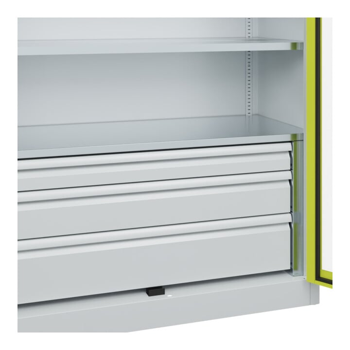 C+P Schwerlastschrank Acurado Pro 1950 x 1200 x 500 mm 7035/0024