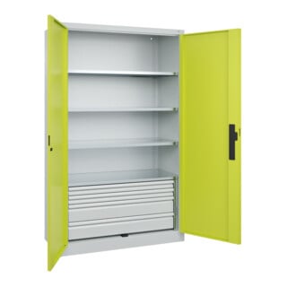 C+P Schwerlastschrank Acurado Pro 1950 x 1200 x 500 mm 7035/0024
