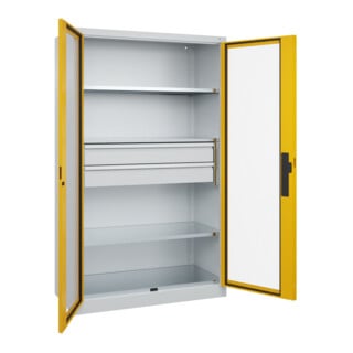 C+P Schwerlastschrank Acurado Pro 1950 x 1200 x 500 mm 7035/1004