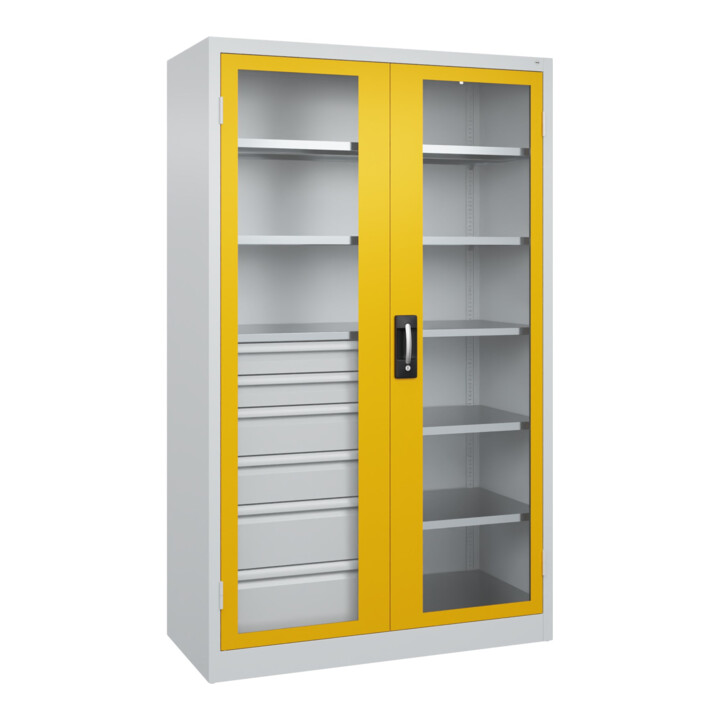 C+P Schwerlastschrank Acurado Pro 1950 x 1200 x 500 mm 7035/1004