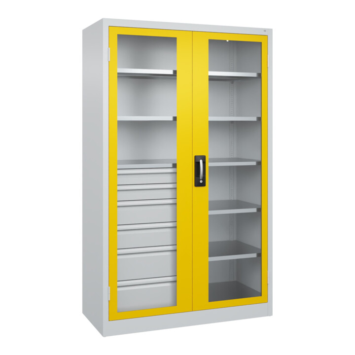 C+P Schwerlastschrank Acurado Pro 1950 x 1200 x 500 mm 7035/1023