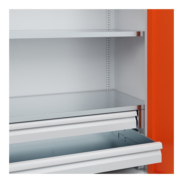 C+P Schwerlastschrank Acurado Pro 1950 x 1200 x 500 mm 7035/2004