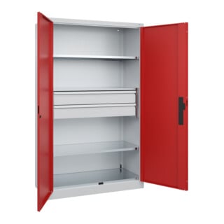C+P Schwerlastschrank Acurado Pro 1950 x 1200 x 500 mm 7035/3000
