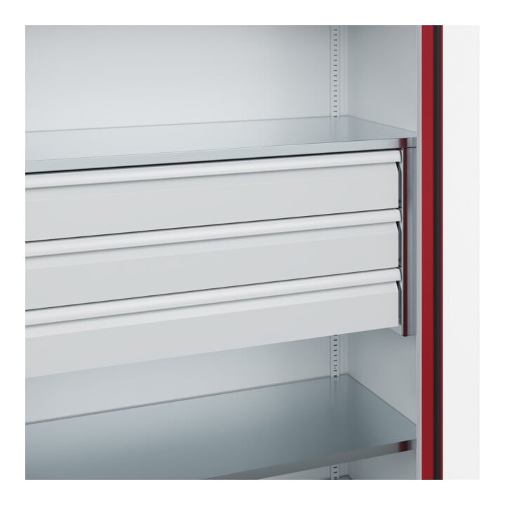 C+P Schwerlastschrank Acurado Pro 1950 x 1200 x 500 mm 7035/3003
