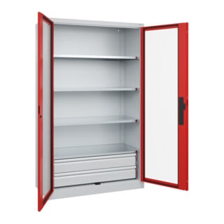 C+P Schwerlastschrank Acurado Pro 1950 x 1200 x 500 mm 7035/3020