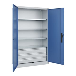 C+P Schwerlastschrank Acurado Pro 1950 x 1200 x 500 mm 7035/5023