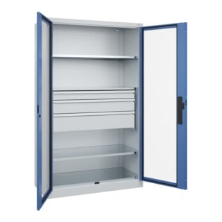 C+P Schwerlastschrank Acurado Pro 1950 x 1200 x 500 mm 7035/5023