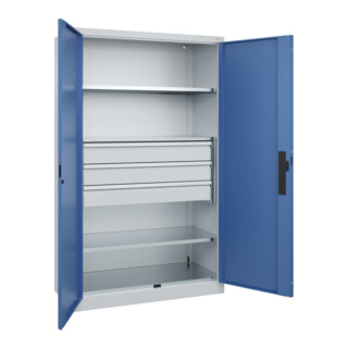 C+P Schwerlastschrank Acurado Pro 1950 x 1200 x 500 mm 7035/5023