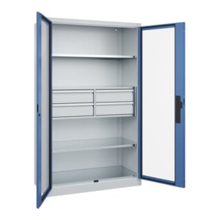 C+P Schwerlastschrank Acurado Pro 1950 x 1200 x 500 mm 7035/5023