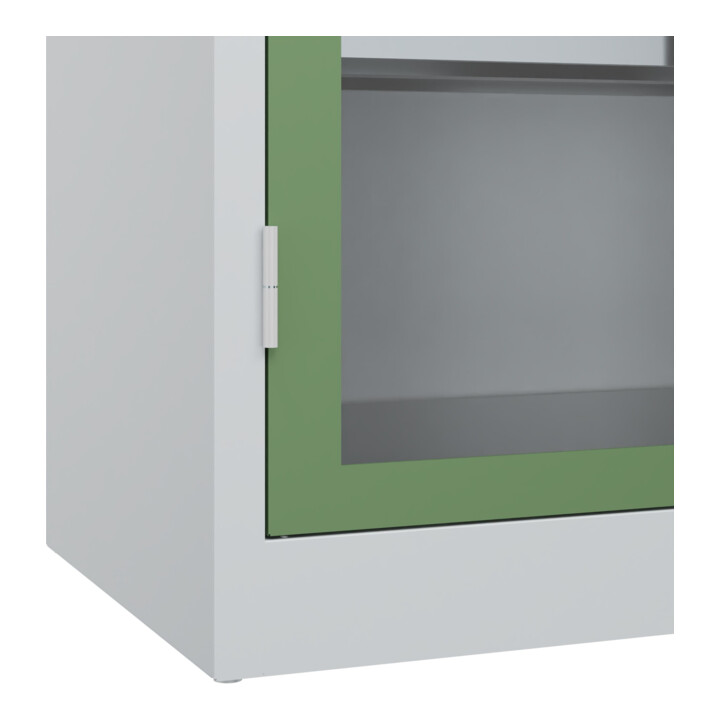 C+P Schwerlastschrank Acurado Pro 1950 x 1200 x 500 mm 7035/6011