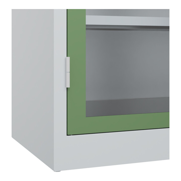 C+P Schwerlastschrank Acurado Pro 1950 x 1200 x 500 mm 7035/6011