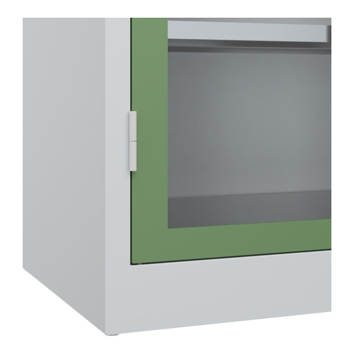C+P Schwerlastschrank Acurado Pro 1950 x 1200 x 500 mm 7035/6011