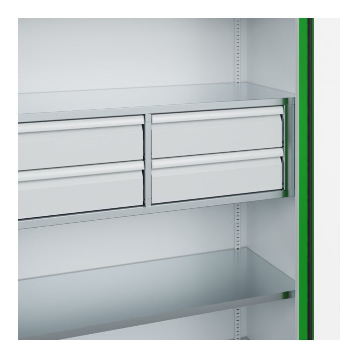 C+P Schwerlastschrank Acurado Pro 1950 x 1200 x 500 mm 7035/6037