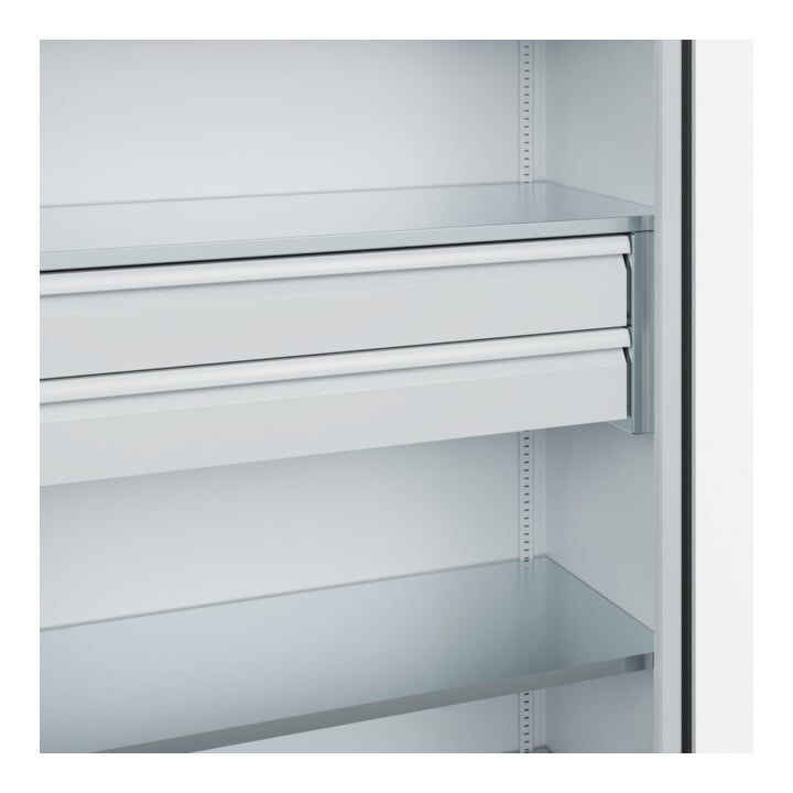 C+P Schwerlastschrank Acurado Pro 1950 x 1200 x 500 mm 7035/7035