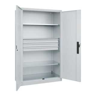C+P Schwerlastschrank Acurado Pro 1950 x 1200 x 500 mm 7035/7035