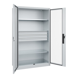 C+P Schwerlastschrank Acurado Pro 1950 x 1200 x 500 mm 7035/7035