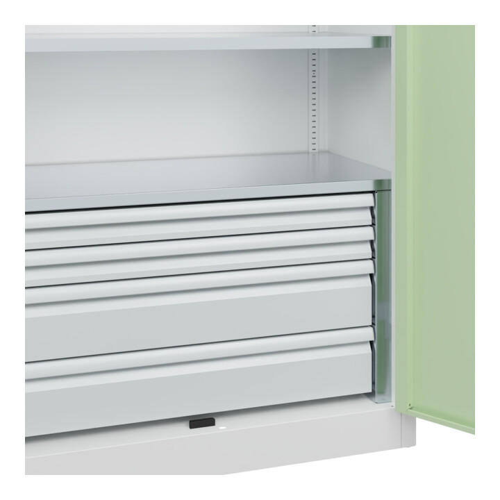 C+P Schwerlastschrank Acurado Pro 1950 x 1200 x 500 mm 9016/6019
