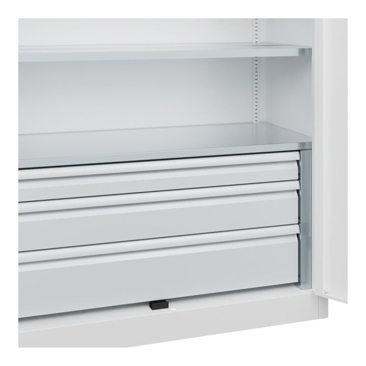 C+P Schwerlastschrank Acurado Pro 1950 x 1200 x 500 mm 9016/9016