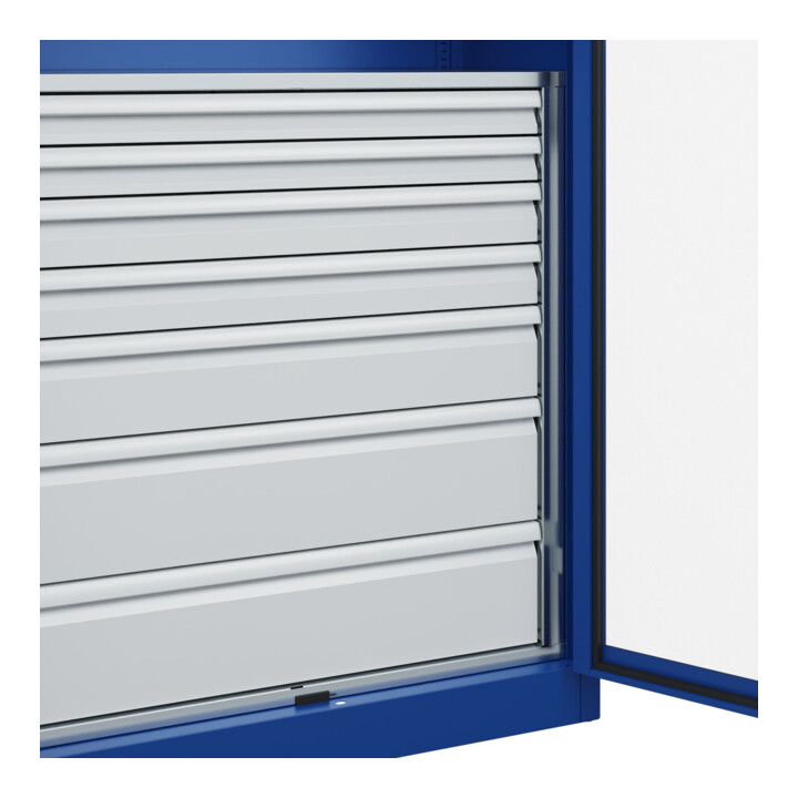 C+P Schwerlastschrank Acurado Pro 1950 x 1200 x 500 mm blau