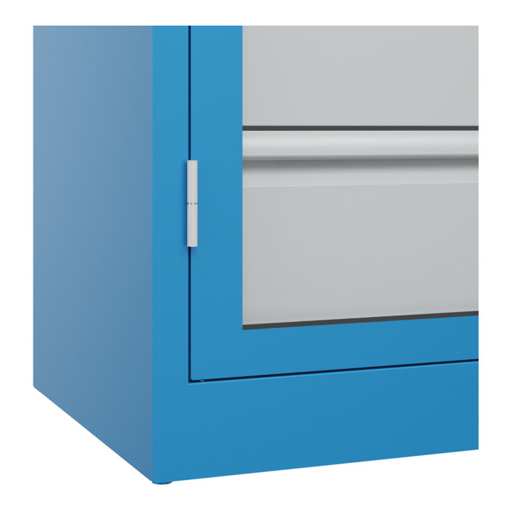 C+P Schwerlastschrank Acurado Pro 1950 x 1200 x 500 mm blau