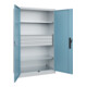 C+P Schwerlastschrank Acurado Pro 1950 x 1200 x 500 mm lichtgrau/blau