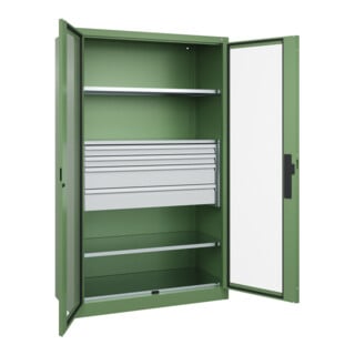 C+P Schwerlastschrank Acurado Pro 1950 x 1200 x 500 mm mit Schubladen
